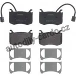 Sada brzdových destiček BREMBO P23183 - ALFA ROMEO