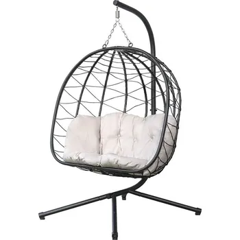 HAPPY GREEN Křeslo závěsné ratanové VILLA Big (HAPPY GREEN Křeslo závěsné ratanové VILLA Big)