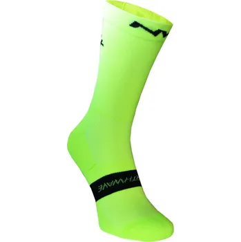 Pánské ponožky Cyklistické ponožky NORTHWAVE Sunday Monday - lime fluo - vel. M