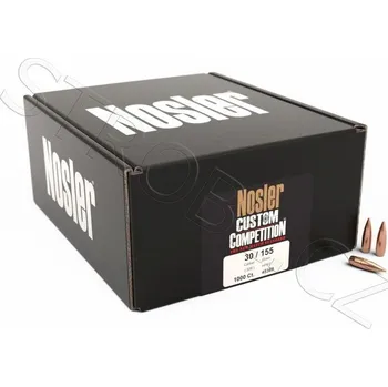 Příslušenství pro sportovní střelbu Střely Nosler Custom Competition .30 cal, dia .308, 155grs - MAXIpack 1000ks