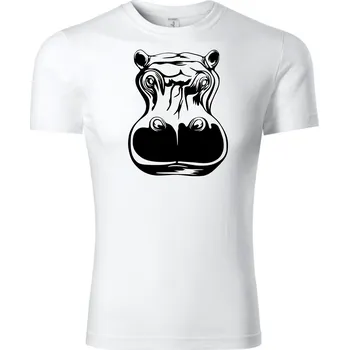 Chlapecké tričko Fenomeno Dětské tričko Hroch - bílé Velikost: 158cm/12 let