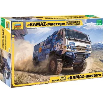 Plastikový model Zvezda Kamaz Rallye Truck 1:43