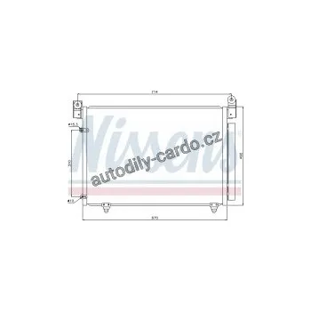 Chladič motoru Chladič klimatizace NISSENS 94933