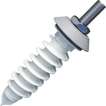 Hmoždinka ZOFITHERM solution s.r.o. ZOFITHERM HS hmoždinka do izolace s krytkou pro šroubovací objímky svodu - SVĚTLE ŠEDÁ 7035