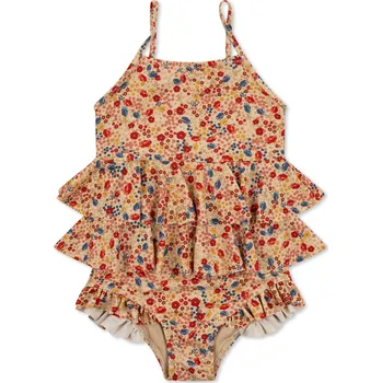 Dámské plavky Jednodílné dívčí plavky Manuca Frill "Villetta" Konges Sløjd VELIKOST: 86/18 měsíců