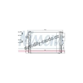 Chladič motoru Chladič klimatizace NISSENS 940322