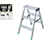 PROTECO schůdky Al 3-stupňové oboustranné 65 cm PROTECO, nosnost 150kg