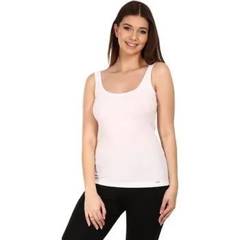 Pleas Dámské tílko se širokými ramínky bílá S (179744-100-038)