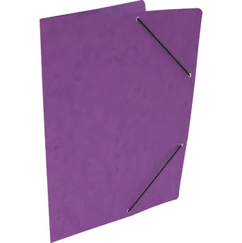 Mapa A4 Prešpán 250+gumička (20 ks) - fialová