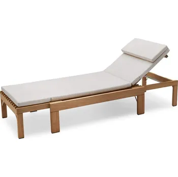 Zahradní lehátko Skagerak Polstrování Riviera, papyrus