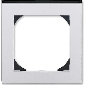 vypínač LEVIT M Jednorámeček s otvorem 55x55 titanová/kouř. černá ABB 3901H-A05510 70