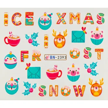 Lak na nehty BIO NAILS Vodolepka BN-2393 vánoce