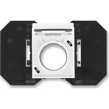 Stavebniny Zásuvka centrálního vysávání 5530E-A67107 03 bílá/bílá Element Time ABB