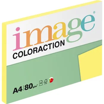 Barevný papír Papír barevný IMAGE COLORACTION A4 80 g - citrónově žlutá / 100 listů