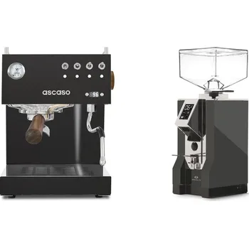 Kávovar Ascaso Steel UNO PID, Black&Wood + Eureka Mignon Specialita, CR…