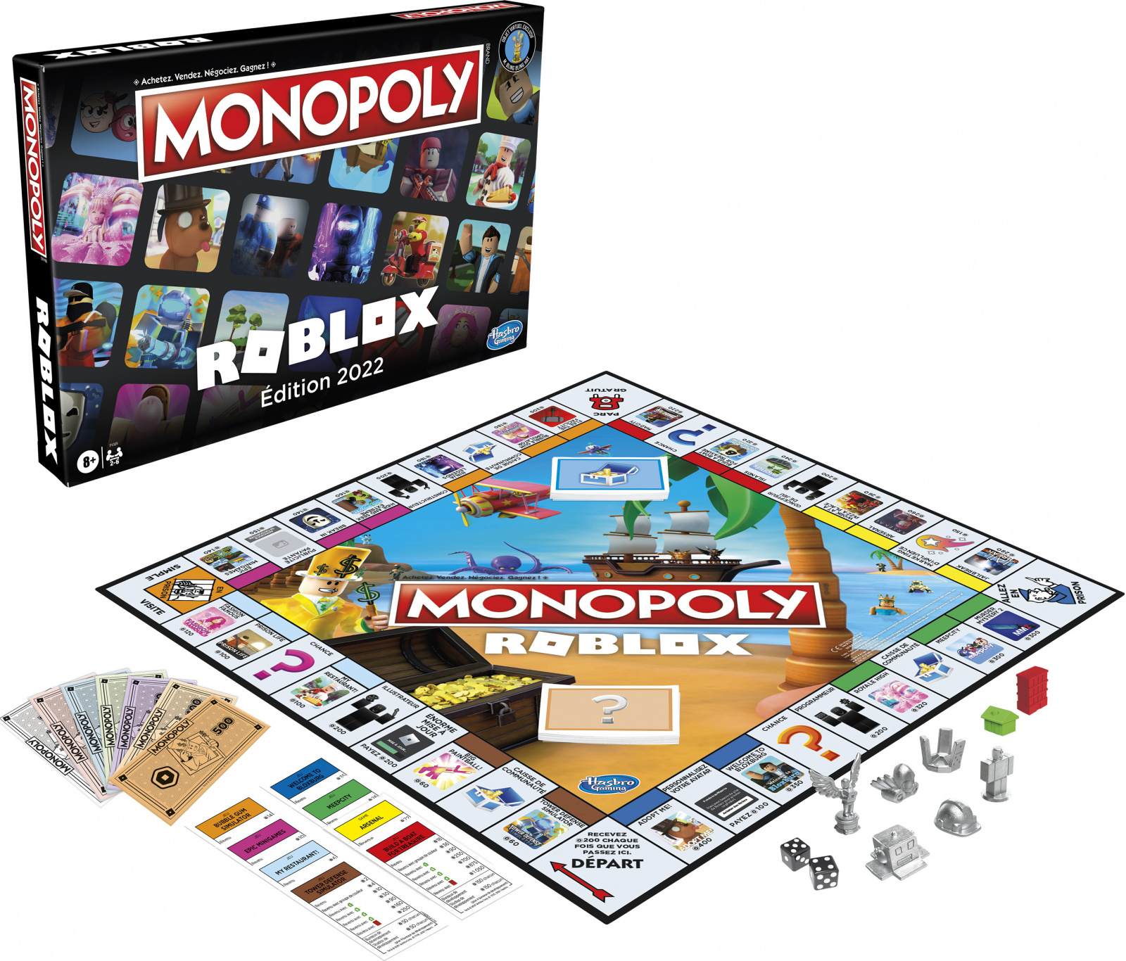 foto Desková hra Hasbro Monopoly Roblox 2022 Edition