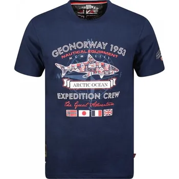 Pánské tričko GEOGRAPHICAL NORWAY tričko pánské J-SHARK MEN S tmavě modrá