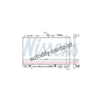 Chladič motoru Chladič motoru NISSENS 67012