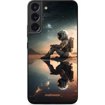 Pouzdro na mobilní telefon Lesklý kryt Mobiwear Glossy - Samsung Galaxy S22 Plus - G003G Astronaut na samotce (Prémiové lesklé pouzdro, obal, kryt Mobiwear Glossy na mobil Samsung Galaxy S22 Plus - G003G Astronaut na samotce, materiál Plast + TPU silikon - krytí po všech stranách,)