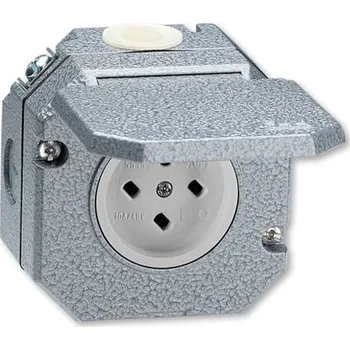 Elektrická zásuvka ABB Garant 5515N-C05756 Zásuvka technická venkovní,Al,vzor L,IP55