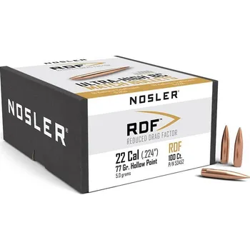 Příslušenství pro sportovní střelbu Střely Nosler RDF .22 cal, dia .224, 77grs