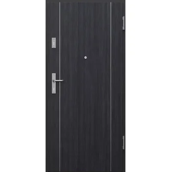 Vchodové dveře PORTADOORS EXTREME RC4 intarzie 1 80/206/10 L Bílá