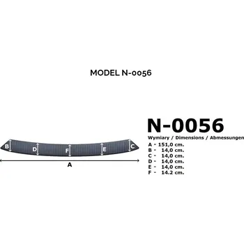 Vana do kufru RIDER Nášlap kufru CITROEN SpaceTourer r.v. 2016 (151 cm)