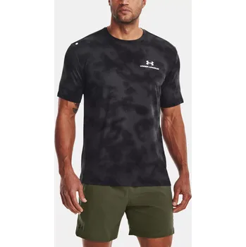 Pánské tričko Pánské funkční tričko Under Armour UA Rush Energy Print SS-BLK - černé Velikost: L