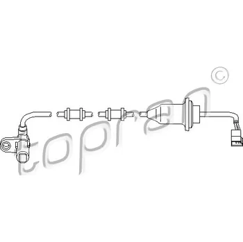ABS TOPRAN Snímač, počet otáček kol 401548