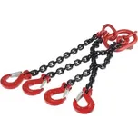 Vázací řetěz s okem a hákem do 6,70t, dl=2m, 10mm tloušťka řetězu 4c