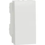 NU310318SC Unica - Přepínač střídavý řazení 6, šroubový, 1M, Bílý