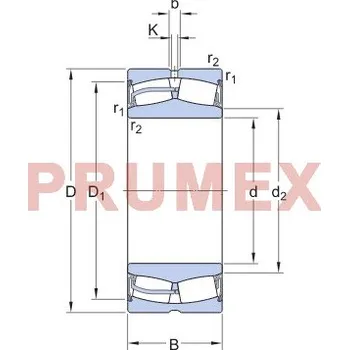 SKF 23152-2CS5K/VT143 soudečkové ložisko