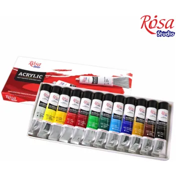 Speciální výtvarná barva Sada akrylových barev Rosa Studio 12x20ml (Sada akrylových barev Rosa Studio 12x20ml)