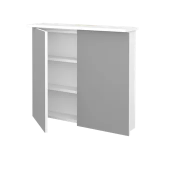 Koupelnový nábytek Dřevojas Dvoudveřová galerka SANI GA2O 80 - M01 Bílá mat