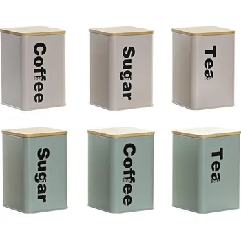 Dóza na potraviny Plechová dóza "BOX" 10x10x14/3dr/2b.