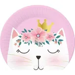Godan Talířky papírové Kočka 18 cm 6 ks