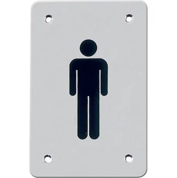 TI - Piktogram "Páni" - hranatý 150 mm BN - Broušená nerez (16)