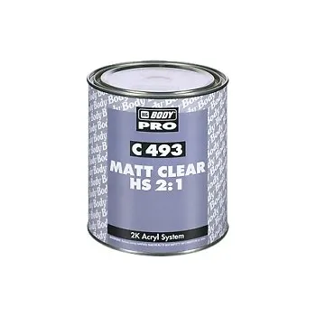 Lak na dřevo HB BODY 493 akrylový lak matný 1L