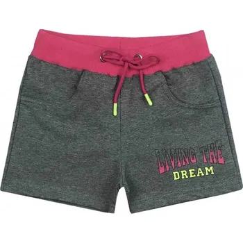 Dívčí kraťasy Dívčí kraťasy Kugo JT5938 - tmavě šedá Barva: Tmavě šedá, Velikost: 146