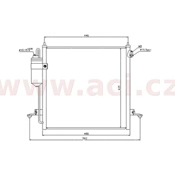 Sušič klimatizace chladič klimatizace se sušičkou 2.5DID [468*425*16]
