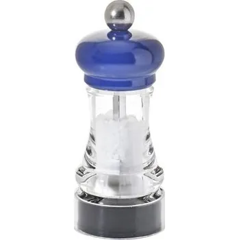 Kuchyňský mlýnek de Buyer HIP HOP mlýnek na sůl 11 cm, transparentní modrý | D-S386-118344