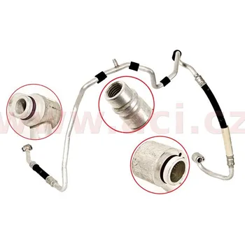 Ventil klimatizace hadice klimatizace (mezi kompresorem a expanzním ventilem) 1.4i (CAXA) 90kW ORIGINÁLNÍ