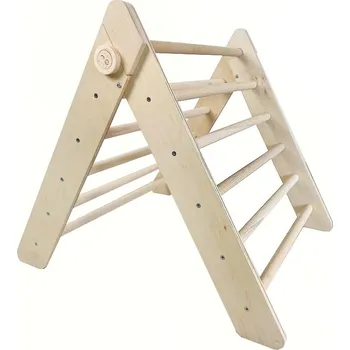 Dětská houpačka ELIS DESIGN Montessori Piklerové trojúhelník 66 cm přírodní varianta: natur