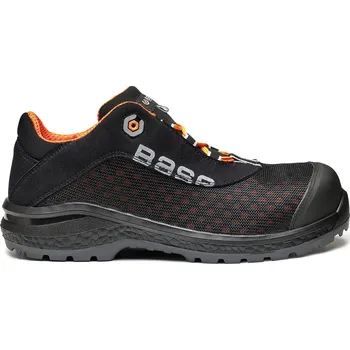 BASE CLASSIC PLUS BE-FIT S1P SRC B0878 / Bezpečnostní polobotka S1P SRC - černá/oranžová 36