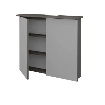 Koupelnový nábytek Dřevojas Dvoudveřová galerka SANI GA2O 80 - N06 Lava