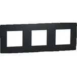 SCHNEIDER ELECTRIC UNICA STUDIO Rámeček trojnásobný vodorovný i svislý, antracit