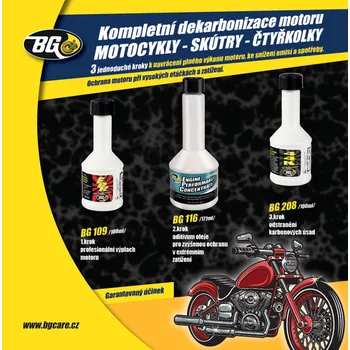 aditivum BG 6900 KIT dekarbonizace pro 4-taktní motocykly