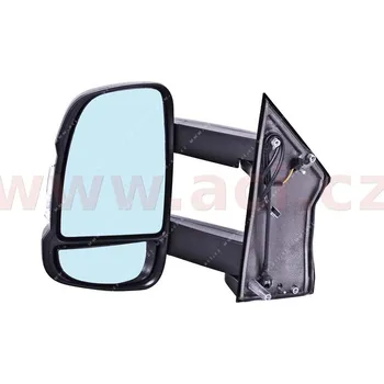 Povinná bezpečnostní výbava zpětné zrcátko. ovl. s blikačem (pro bílou žárovku) a teplotním čidlem dlouhé rameno (190 mm) L