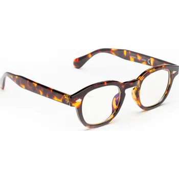 Sluneční brýle KAŠMIR ROUND BB15 leopard - blue blocking