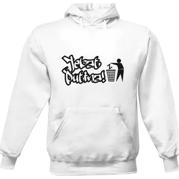 Pánská mikina Pánská mikina s kapucí s potiskem Jebat Putina recycle pánské